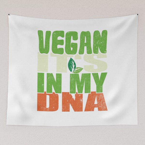 Artikelvorschau, Vegan ist es in meiner DNA entworfen und verkauft von Wildchagapicker.