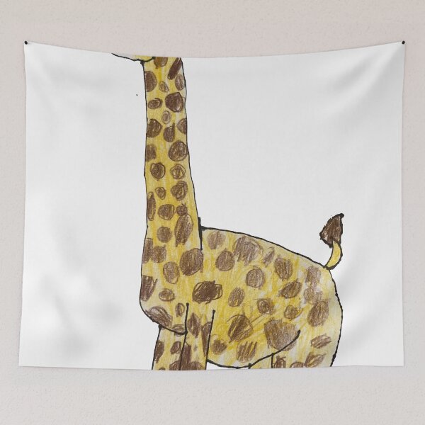 Item preview, Baby Giraffe  - Cute Cartoon Kid Drawing  designed and sold by LexiesDoodle.