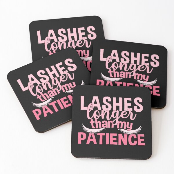 Item preview, Lashes Longer Than My Patience Funny Sarcastic Quote designed and sold by ThisIsMugLife.