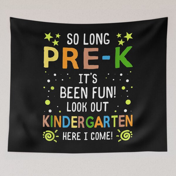 Item preview, Kids So Long Pre-K Kindergarten Here I Come Graduation designed and sold by ElizabethxJime.
