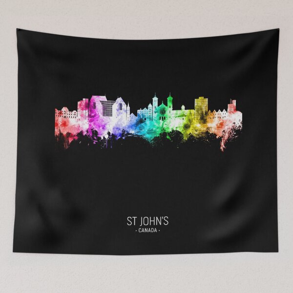 Item preview, St John's Canada Skyline designed and sold by ArtPrints.