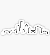 Milwaukee, WI City Skyline Sticker