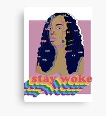 Stay Woke fan art Pride week Canvas Print