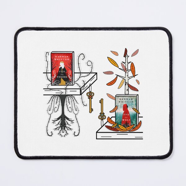 Item preview, For The Throne & For The Wolf - Hannah Whitten designed and sold by bookshelfsketch.