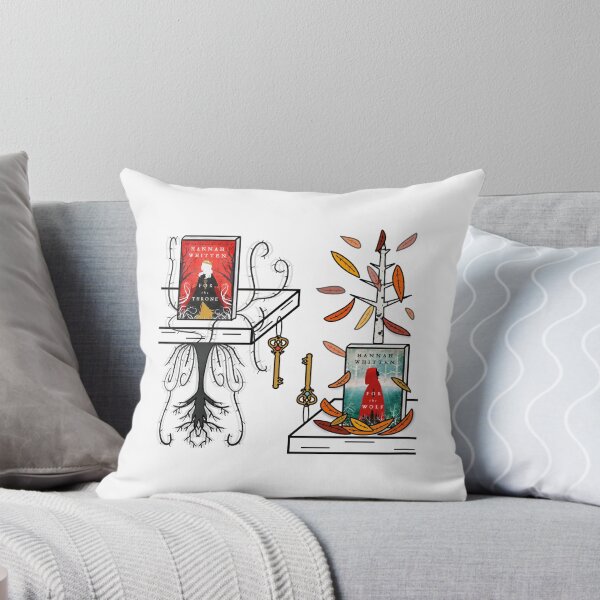 Item preview, For The Throne & For The Wolf - Hannah Whitten designed and sold by bookshelfsketch.