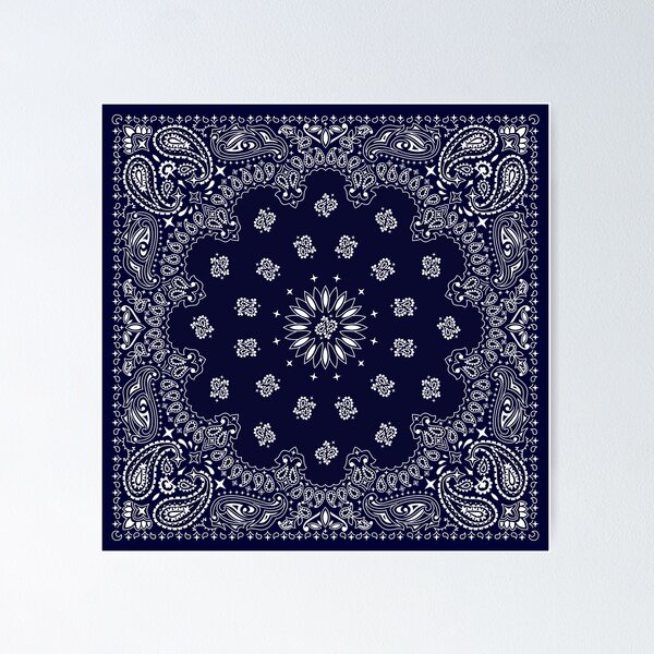 Blue Bandana Essential T-Shirt for Sale by Albert Faldet [Video