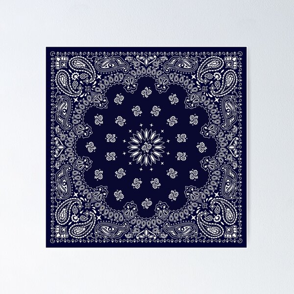 Item preview, Bandana - Navy Blue -  designed and sold by rosemaryalbo.