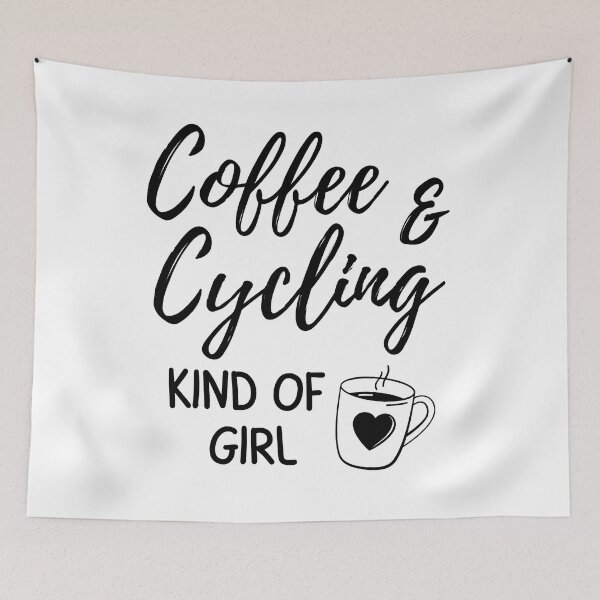 Item preview, Coffee & Cycling kind of girl designed and sold by TheGreenGoat.