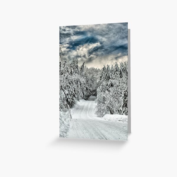 Neverending Winter Card Greeting Card