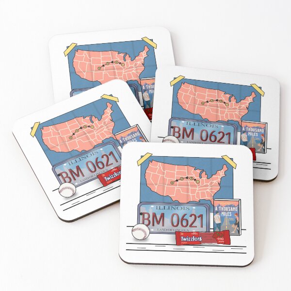 Item preview, A Thousand Miles - Bridget Morrissey designed and sold by bookshelfsketch.