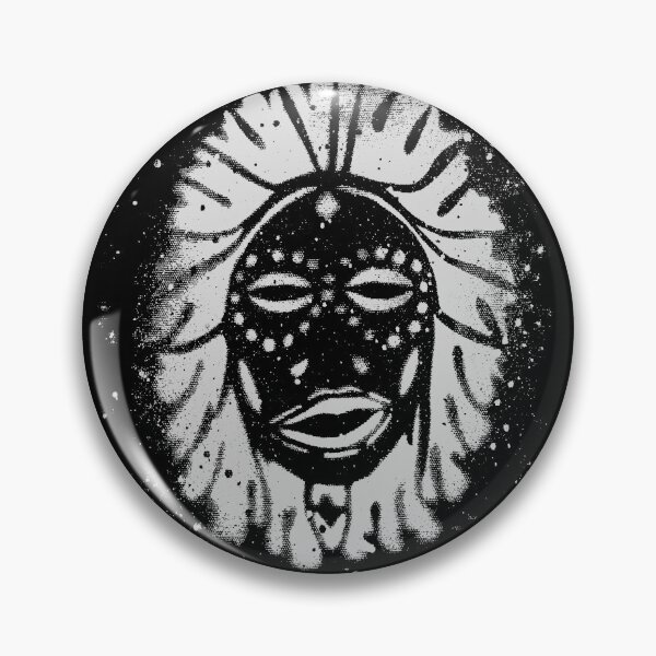 Item preview, Ritual witchdoctor mask in grey designed and sold by Anomalypark.