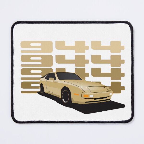 Aperçu de l'œuvre Illustration Porsche 944 Or 1986 créée et vendue par blackdogshop.
