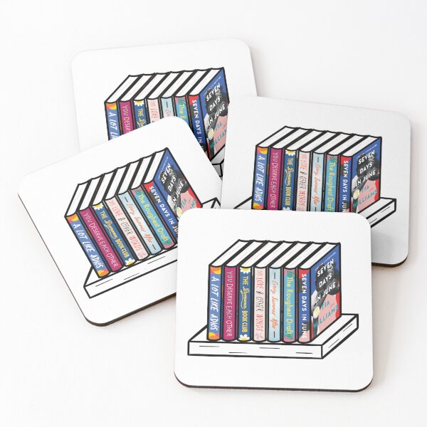 Item preview, Book Stack - Second Chance Romance designed and sold by bookshelfsketch.