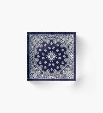 Bandana - Navy Blue - Acrylblock