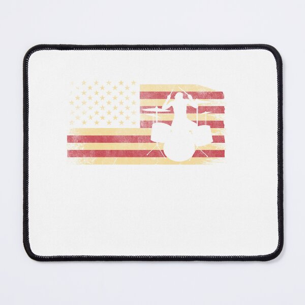 Item preview, Schlagzeug Drummer Vintage Sunset USA Flag designed and sold by Wildchagapicker.