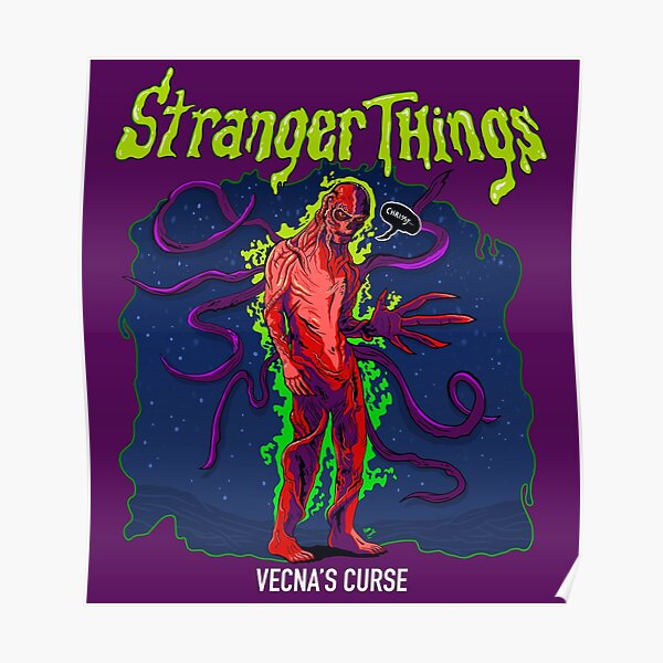 Póster «reader Things Stranger Things Vecna De Kplawler Redbubble