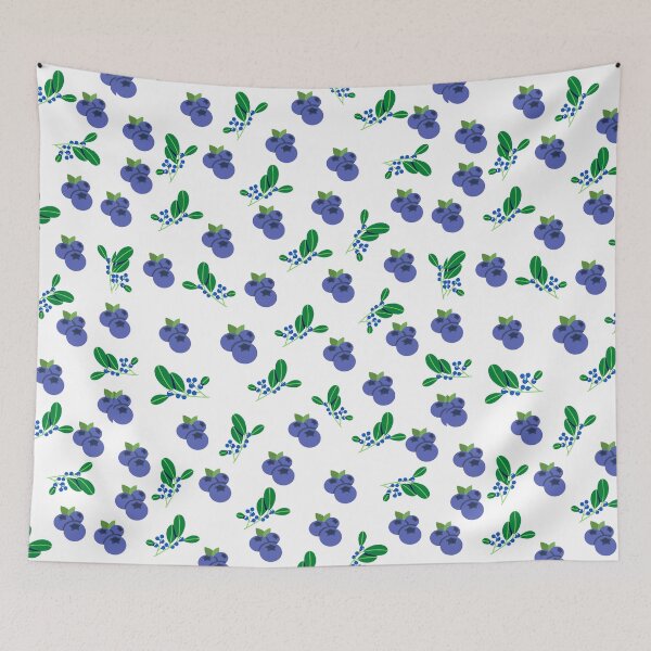 Item preview, Blueberry Pie and blueberry leaves designed and sold by Escapene.