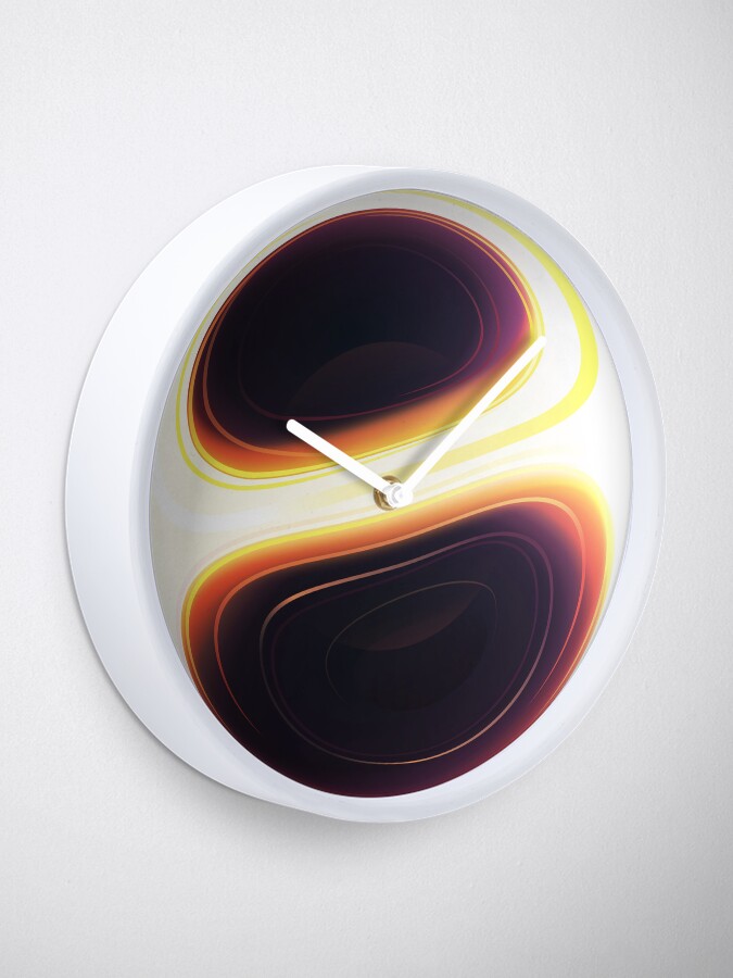 Alternate view of Unusual bewitching glossy sphere Clock