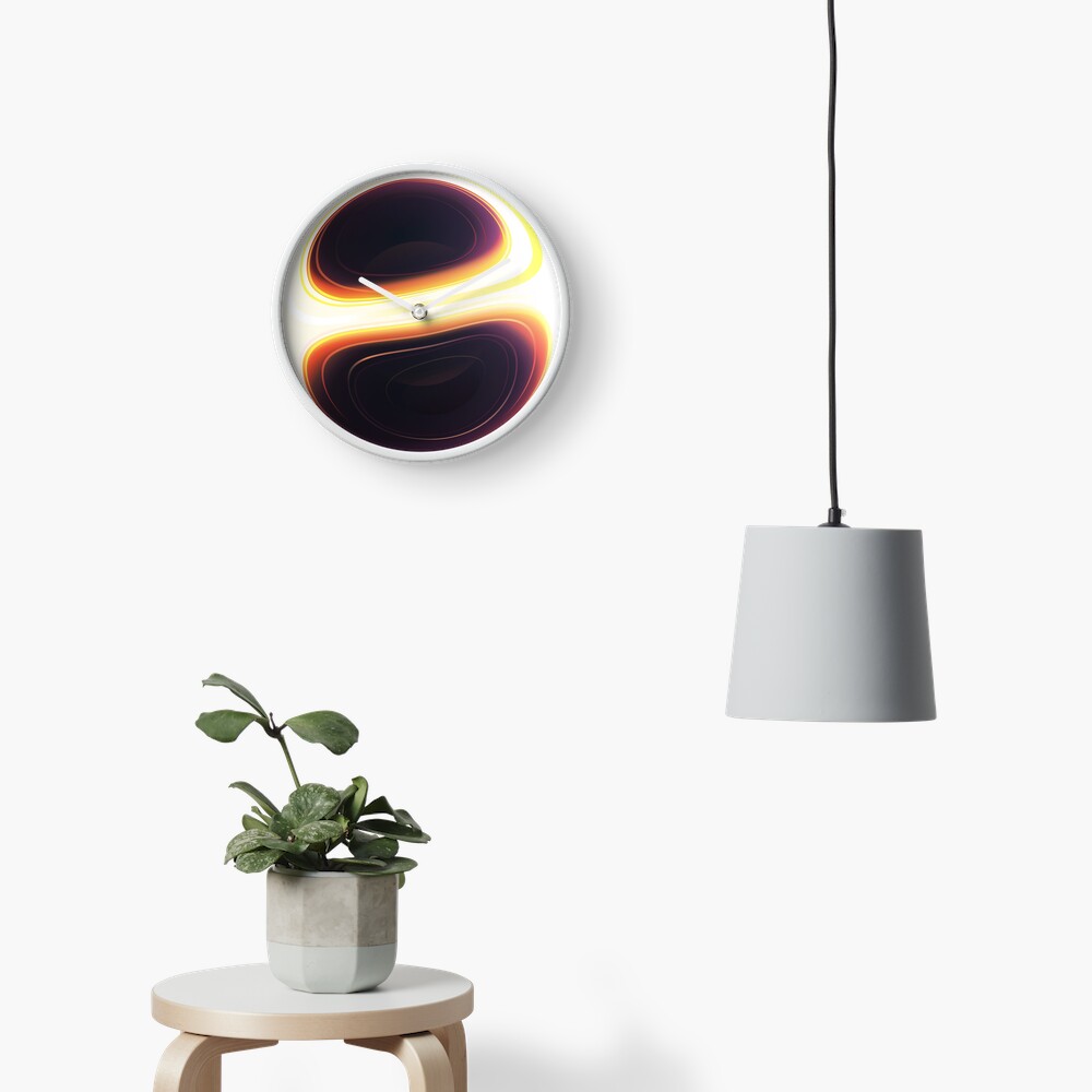 Unusual bewitching glossy sphere Clock