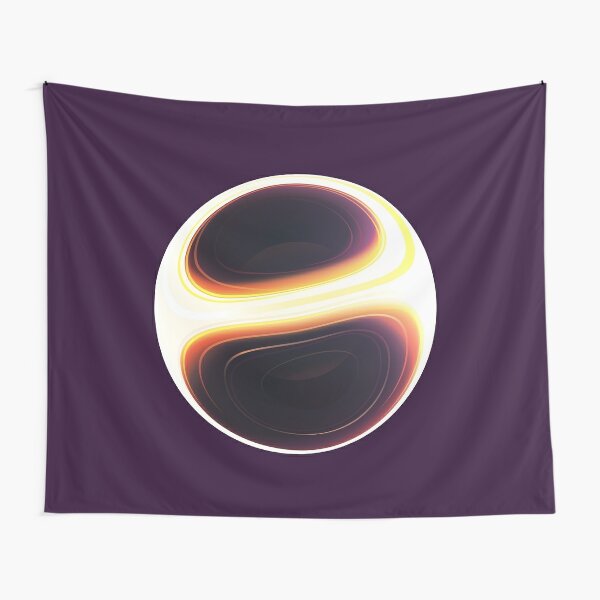 Unusual bewitching glossy sphere Tapestry
