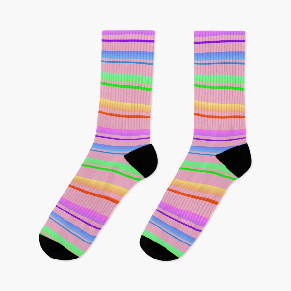 Item preview, Pink multicolor striped | dusty rose multicolor stripes designed and sold by lausn.