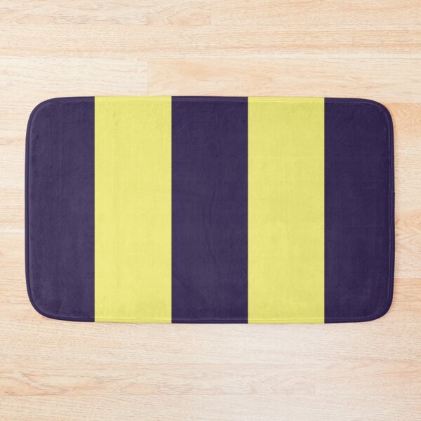 Item preview, Large NAVY BLUE and YELLOW Vertical STRIPES designed and sold by RachelMacht.