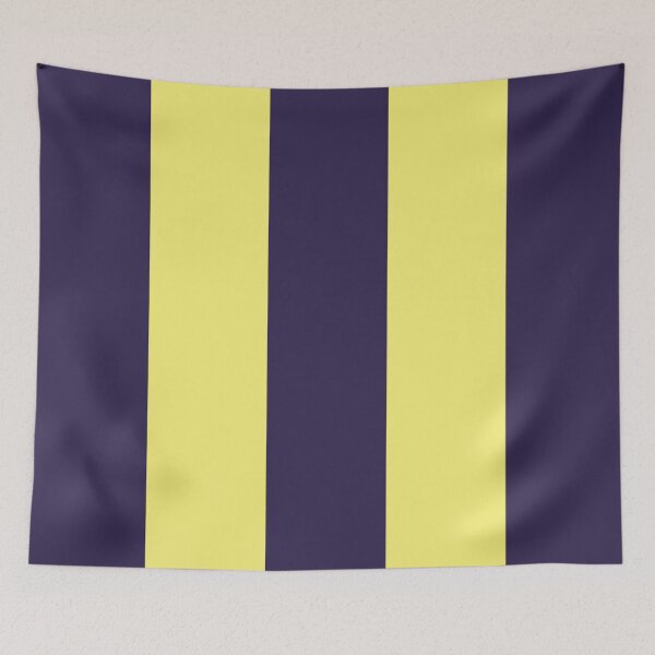 Item preview, Large NAVY BLUE and YELLOW Vertical STRIPES designed and sold by RachelMacht.