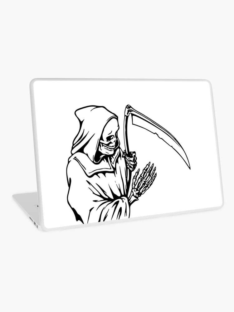 Grim Reaper Laptop Skin By Deadhalf Redbubble