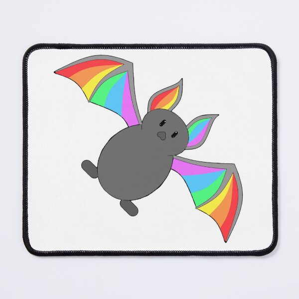 Item preview, Rainbow bat designed and sold by Cthulhu loves crafts.