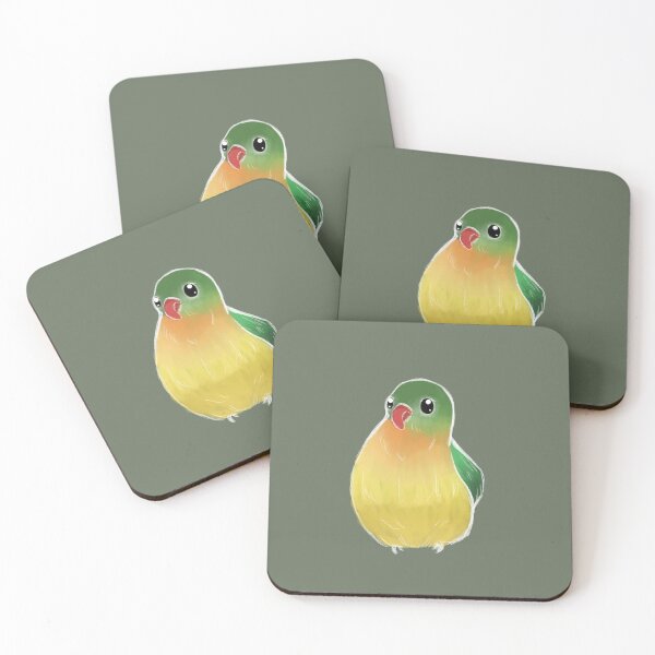 Item preview, Jade the Lovebird  designed and sold by bunniesmee.
