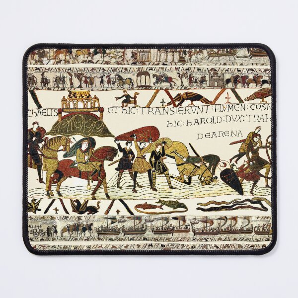 Item preview, THE BAYEUX TAPESTRY William at Mont Saint-Michel ,Harold Rescuing Knights from Quicksand designed and sold by BulganLumini.
