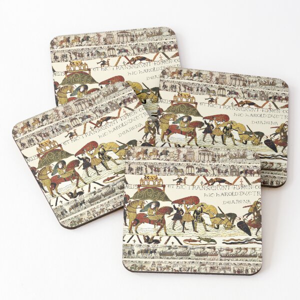 Item preview, THE BAYEUX TAPESTRY William at Mont Saint-Michel ,Harold Rescuing Knights from Quicksand designed and sold by BulganLumini.