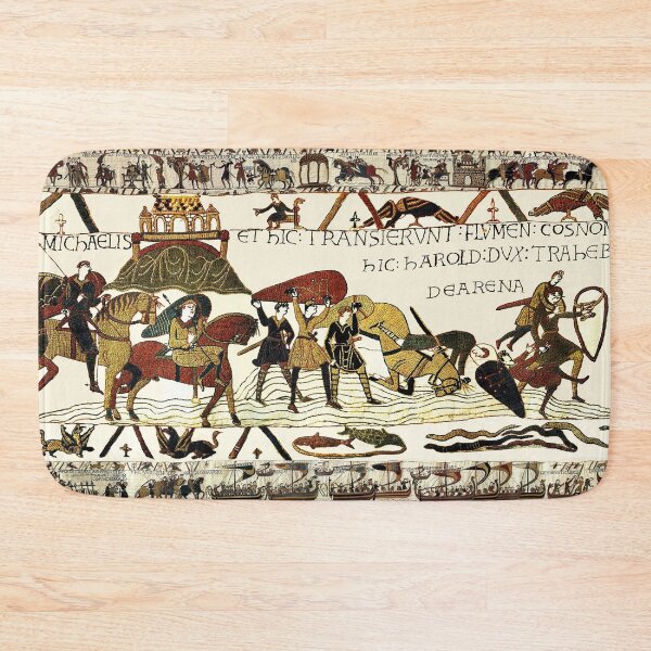 Item preview, THE BAYEUX TAPESTRY William at Mont Saint-Michel ,Harold Rescuing Knights from Quicksand designed and sold by BulganLumini.