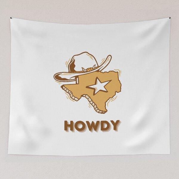Item preview, Howdy Texas Cowboy Hat designed and sold by The Jackalope.