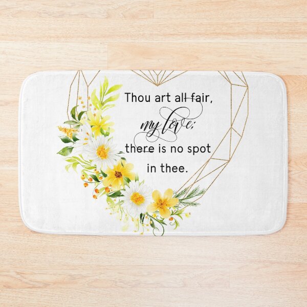Item preview, Song Of Solomon 4:7 Scripture, Floral Bible Verse, Song Of Songs, Bible Verse For Women designed and sold by Dzhenka-Balimez.