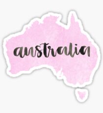 Australia Country Watercolor Sticker