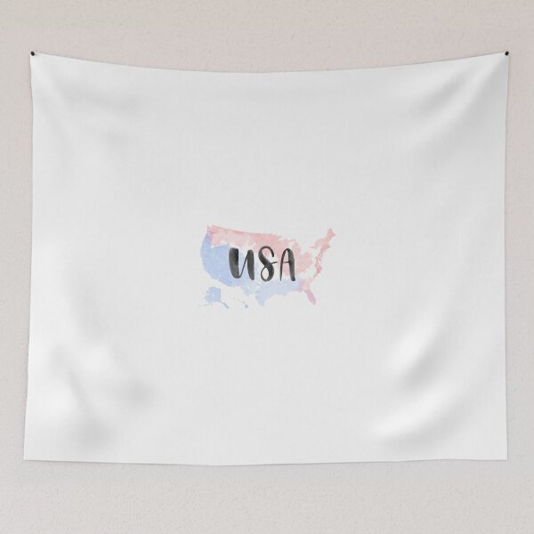 Item preview, USA Country Watercolour designed and sold by alongcamekathy.