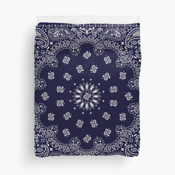 Bandana - Navy Blue - Duvet Cover