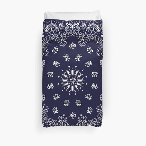 Bandana - Navy Blue - Duvet Cover