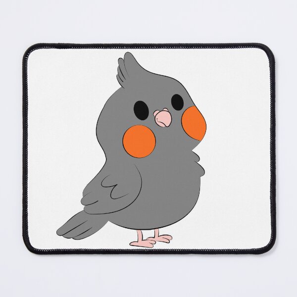 Item preview, Chubby Grey Female Cockatiel  designed and sold by istoriadesign.