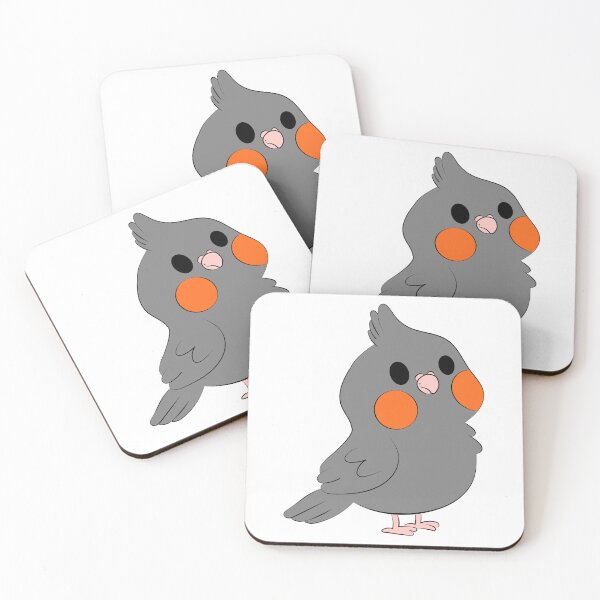 Item preview, Chubby Grey Female Cockatiel  designed and sold by istoriadesign.