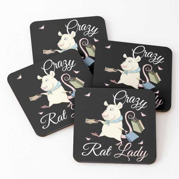 Item preview, Crazy Rat Lady - Funny Kawaii Anime Rat Lover Gift designed and sold by r-silver.