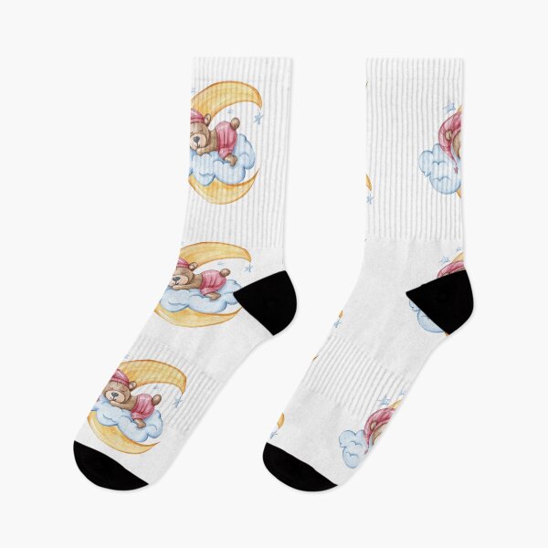 Item preview, Watercolor hand painted cute bear digital painting, repeat pattern designed and sold by tiana-geo.