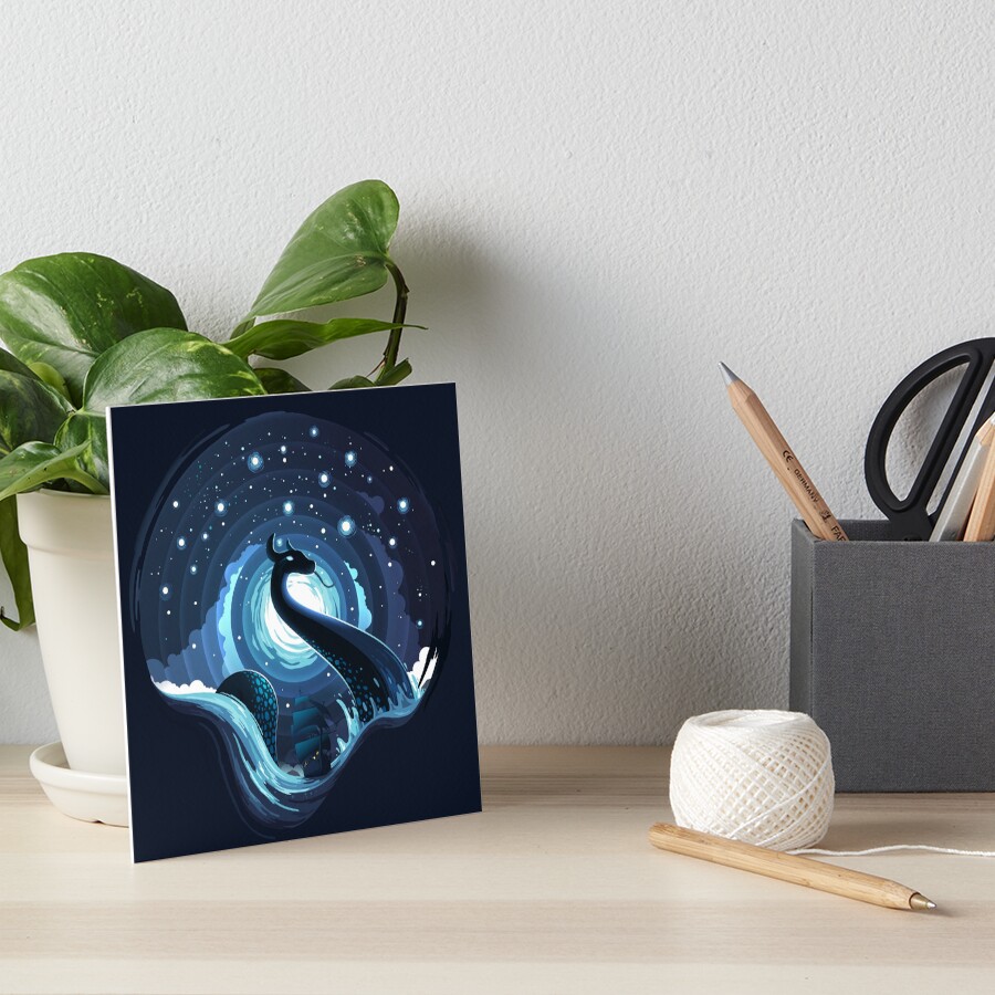 Sea Serpent Art Board Print