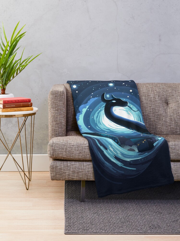 Alternate view of Sea Serpent Throw Blanket