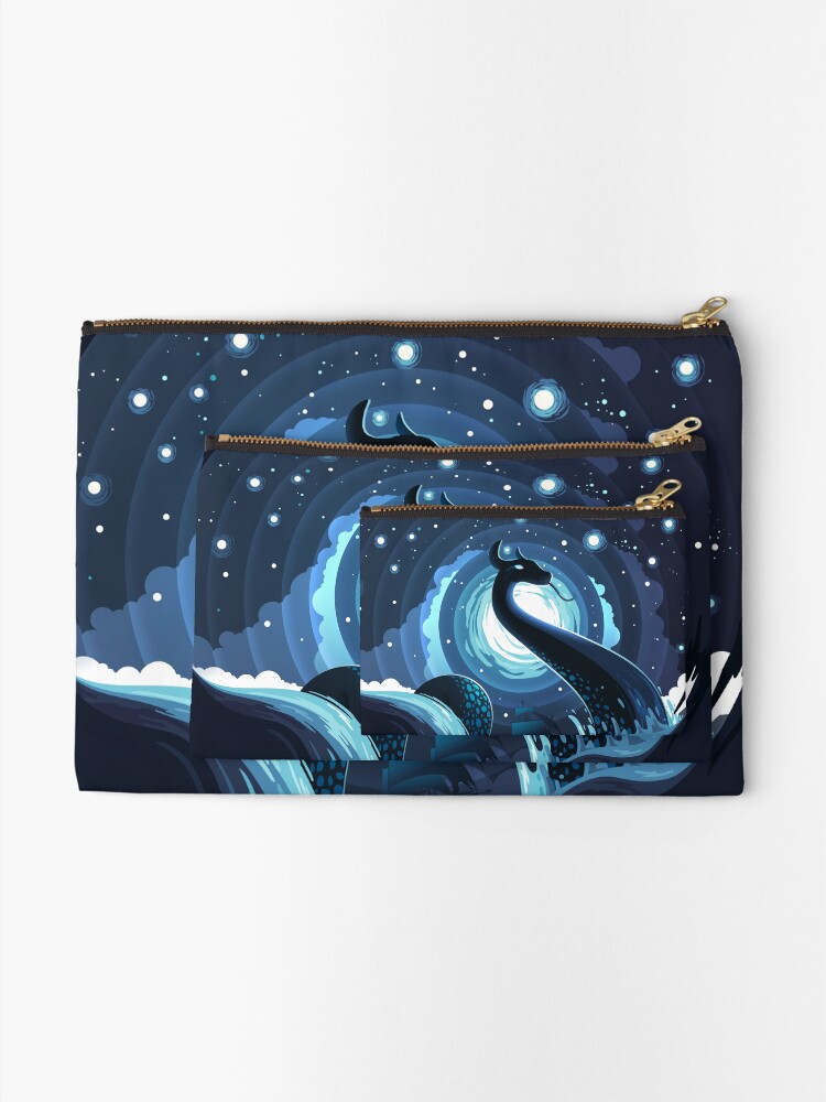 Alternate view of Sea Serpent Zipper Pouch