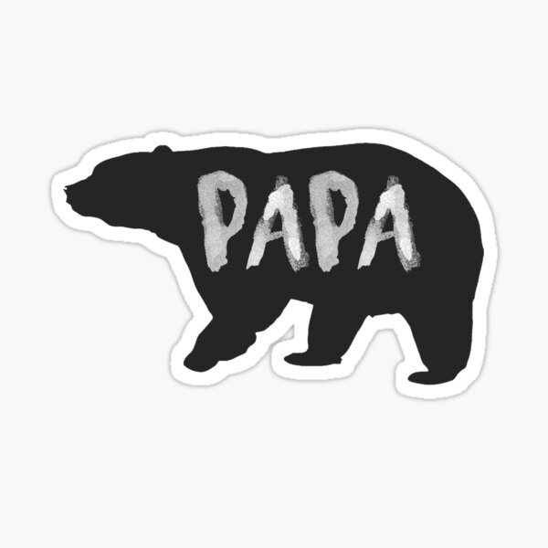 Papa Bear Stickers for Sale