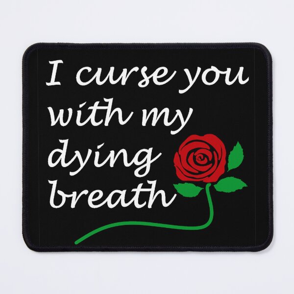 Item preview, I curse you with my dying breath designed and sold by Cthulhu loves crafts.