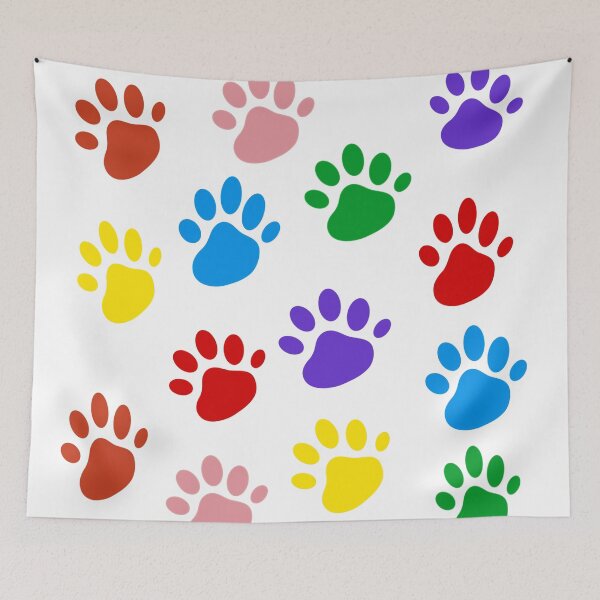 Item preview, Multicolored Dog Paw designed and sold by atroffire.