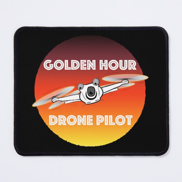 Item preview, Funny Drone T-Shirt Golden Hour Mini 3 Drone Pilot Tee designed and sold by stilgoe.
